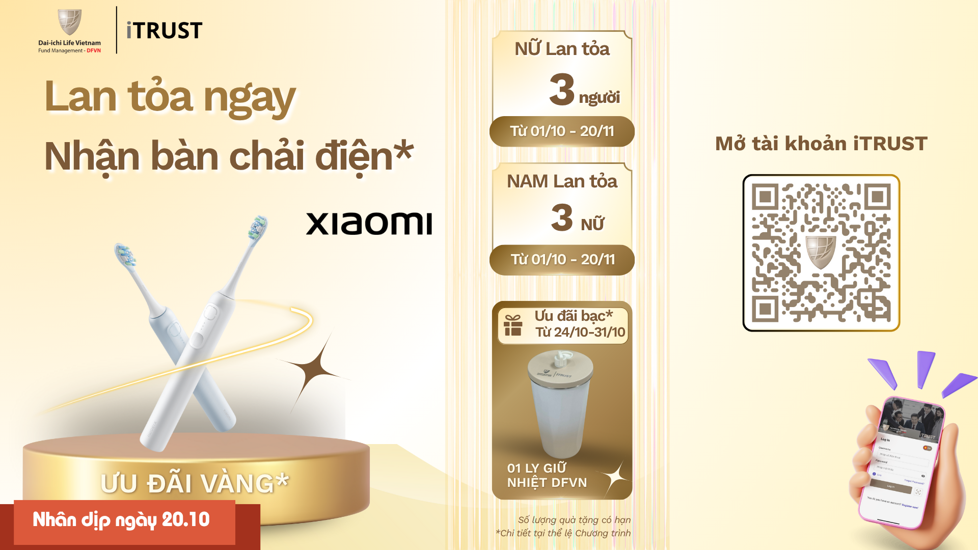 Thể lệ Chương trình “LAN TỎA iTRUST – LAN TỎA NỤ CƯỜI" sửa đổi, bổ sung lần 2